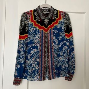 Alice & Olivia Silk Blouse - Size xs
